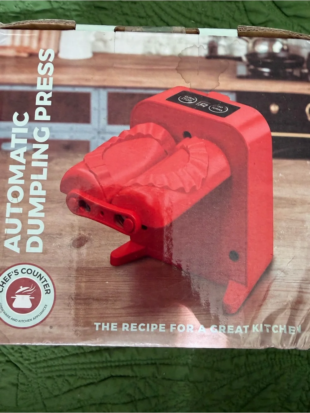 Red Automatic Dumpling Press - Easy Homemade Dumplings